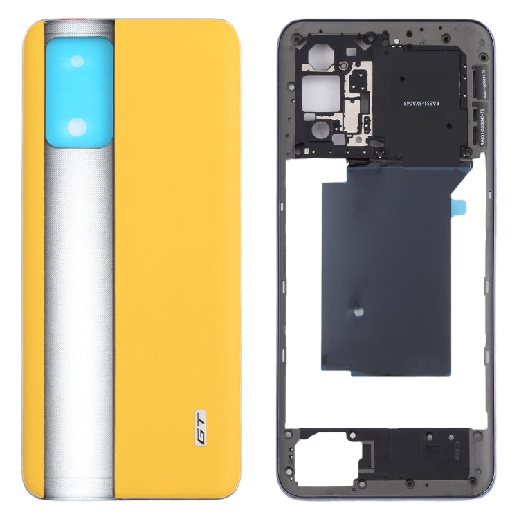 Per OPPO Realme GT RMX2202 Piastra cornice centrale + cover posteriore batteria, For OPPO Realme GT Per OPPO Realme GT RMX2202 Piastra cornice centrale + cover posteriore batteria, For OPPO Realme GT